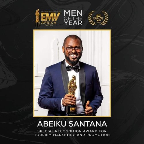 ENTERTAINMENT NEWS - Abeiku Santana wins Big at the 2020 EMY Africa Awards